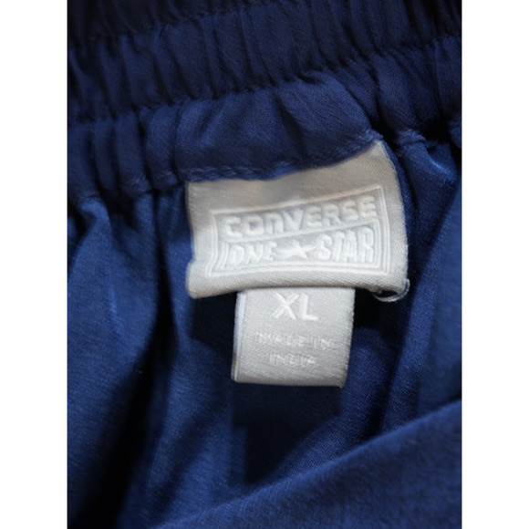 Converse One Star XL Navy Blue High-Low Skirt Chiffon Lightweight Sheer - Picture 6 of 6